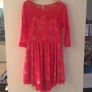 NWT Free People lace dress.